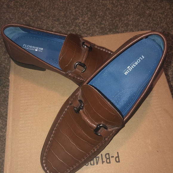 Florsheim Men’s Brown Loafers - Picture 6 of 8